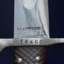 Swiss M1878 Vetterli Sawback Bayonet 12